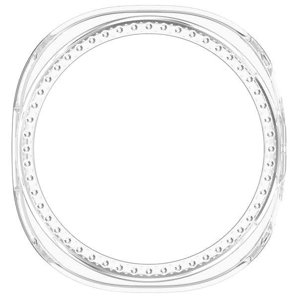 Stilig deksel til Samsung Galaxy Watch8 40mm Gjennomsiktig Transparent
