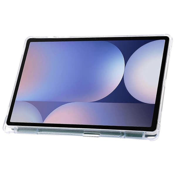 Fodral för Samsung Galaxy Tab S10+ PU Läder Origami Ställ Klar Tablet Skydd - Midnattsgrön