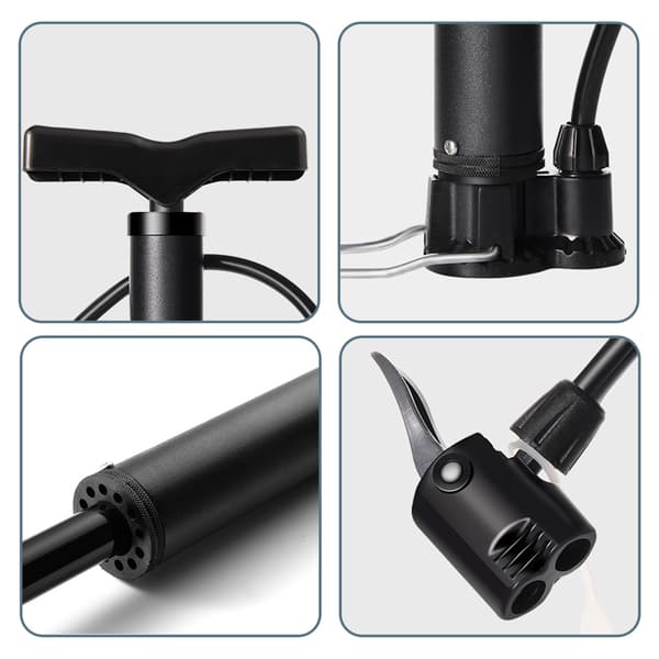 Bärbar cykelpump med manometer - Erbjuder 150 PSI