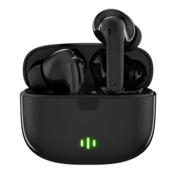 Helt trådlösa Pro TWS Bluetooth Stereo In-Ear Hörlurar USB-C Svart black