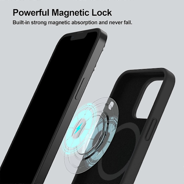 Magnetisk etui designet til iPhone 13 etui (Sort)