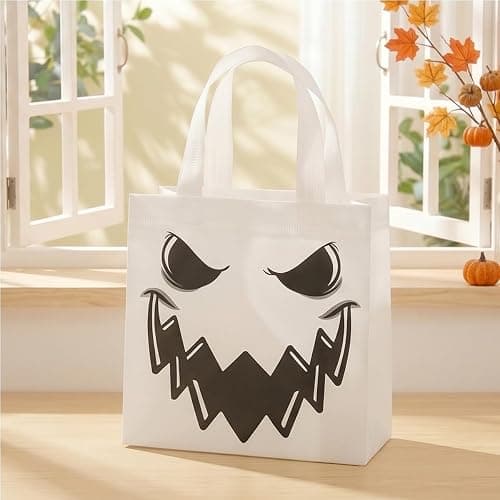 12 st Halloween Non-Woven Godispåse Söt Design Vattentät Bärbar för Barn Vuxna Spöke