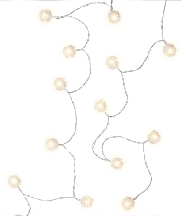 20 LED lyslenke \"Snøball\"