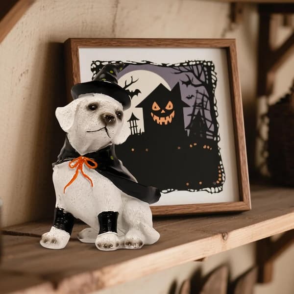 Leken hundestatue - Halloween hundefigurpynt B B