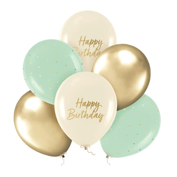 Folieballong Nummer 1 Krem Beige 100 cm