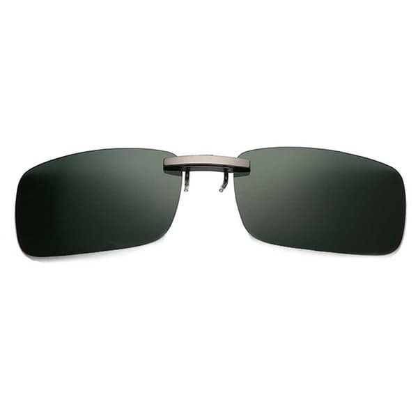 Clip-on aurinkolasit metalli vihreä 37x59mm vihreä green