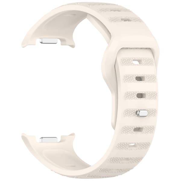 Stilig silikonrem til Galaxy Watch8 & Watch Ultra2 Beige Beige