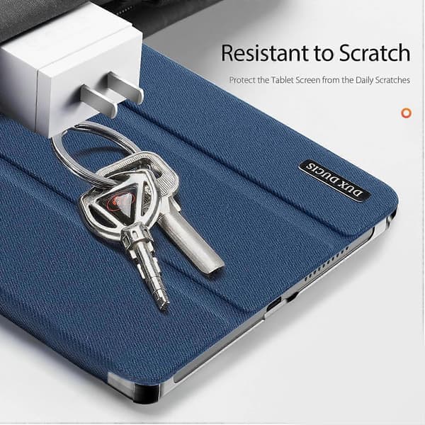 DUX DUCIS Domo Series etui til Lenovo Tab K10 (2. generation) Tri-Fold Stand Lædercover Auto Vågn/Sov