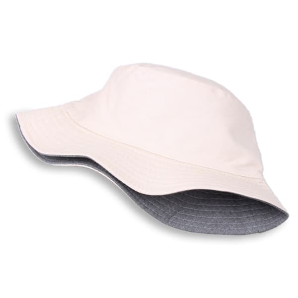 Beige fiskehatt bøttehatt lue beige one size beige