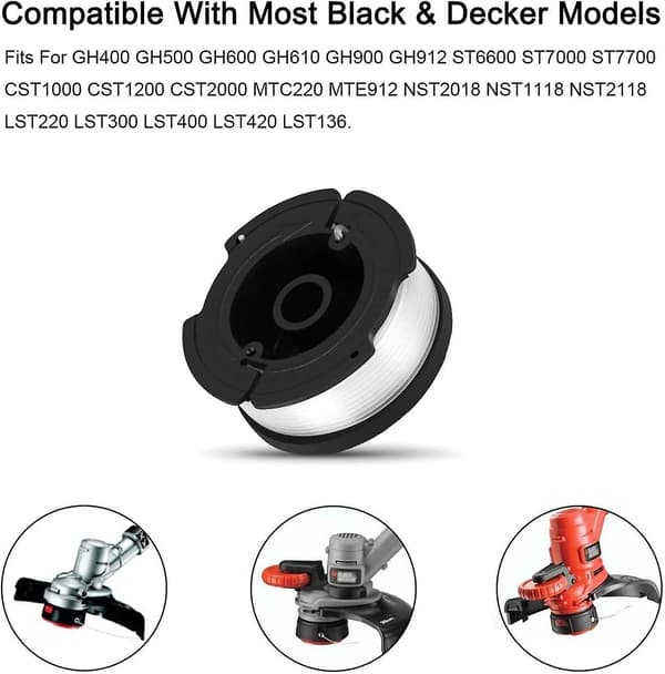 Siimapää Black & Decker Af-100 -siimaleikkureihin - 30 jalkaa