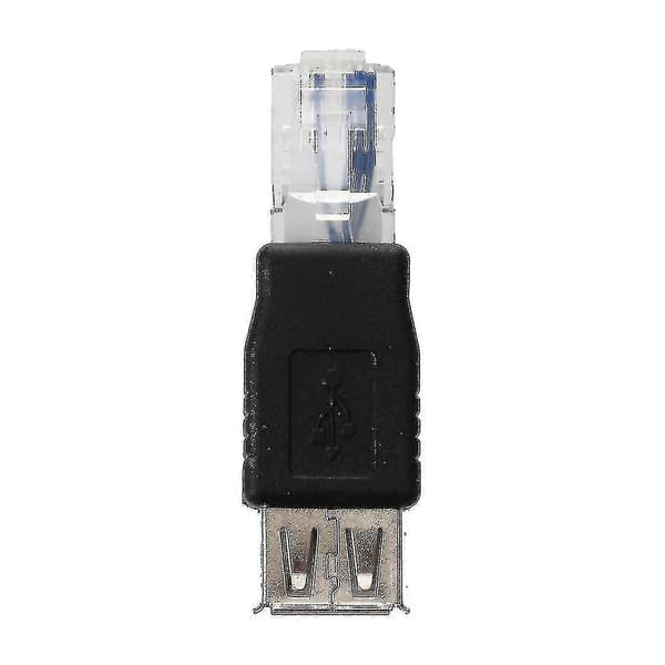 Naaras USB - Uros RJ45 8p8c -sovitinliitin