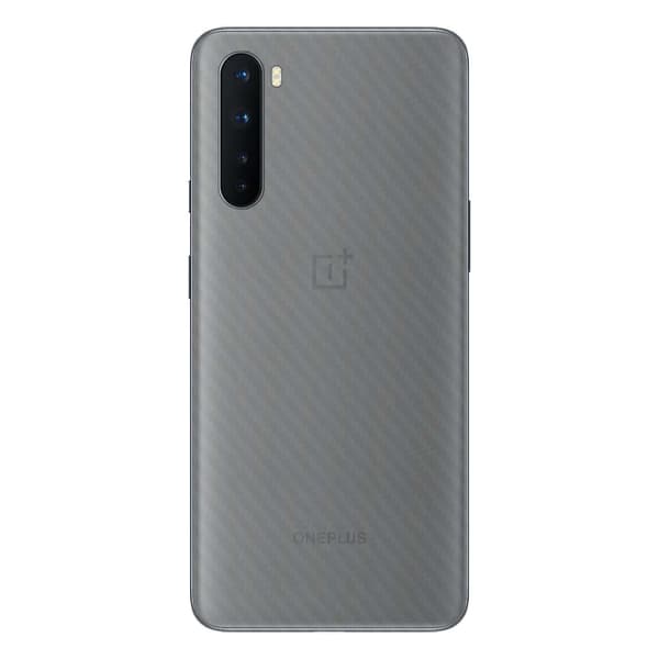 3-pack OnePlus Nord Kolfiber Skin Dekal Skyddsfilm Baksida transparent