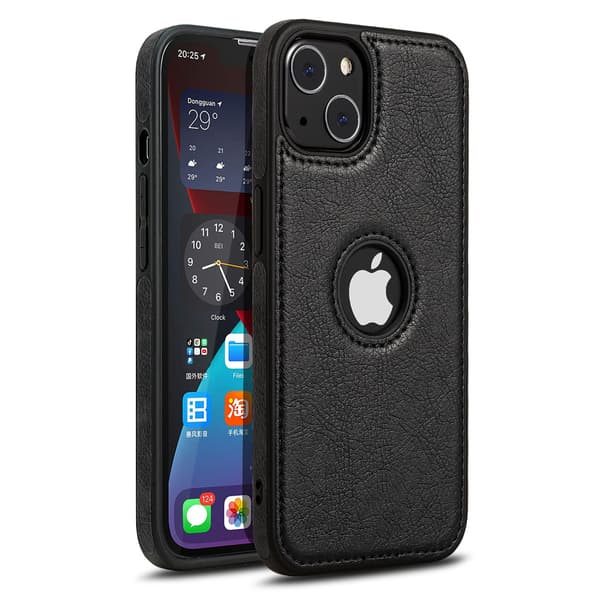 iPhone 14-deksel (6,1\"), full kamerabeskyttelse, støtsikkert slankt iPhone-deksel - svart Black