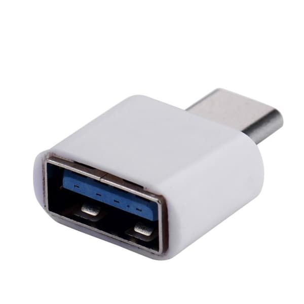 Android USB 3.0 til USB C 3.1 OTG-adapter hvit white