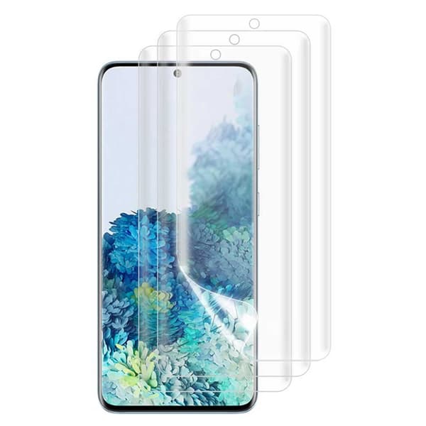 3-pakkaus Samsung Galaxy S20 Ultra näytönsuoja kalvo transparent