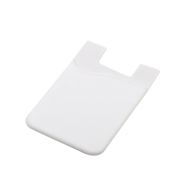 Universal kortholder for mobiltelefon hvit (selvklebende) hvit white