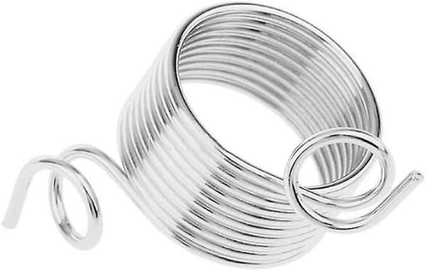 8 Stykker Strikkeløkke Rustfrit Stål Metal Garnføring Fingerholder Hækling