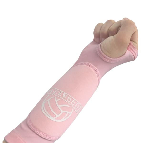 Volleyballarmbeskyttere Par - Beskyttende Svamppolstring for Forbedret Ytelse Rosa Pink