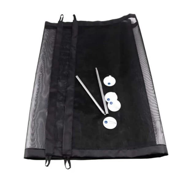 Itseliimautuva koira- ja lapsiportti 110x72cm musta black