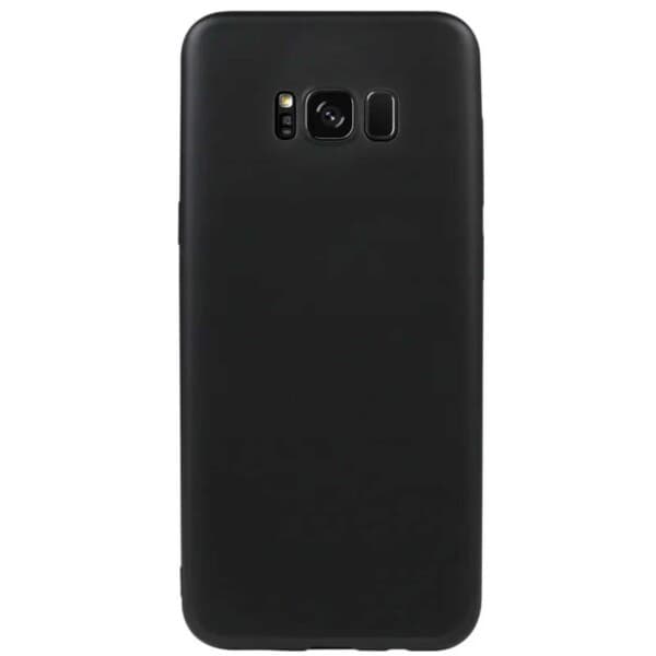 Tyndt Galaxy S8 Plus Skal Silikone Sort sort black