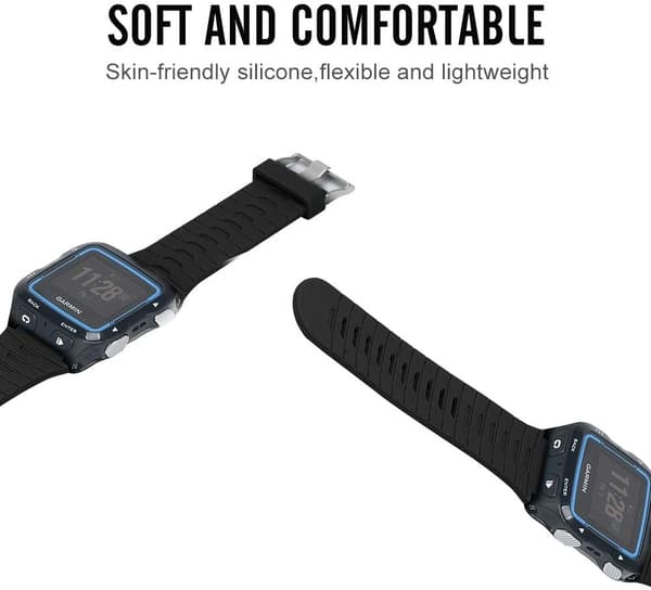 Garmin Forerunner 920XT ranneke silikoni musta