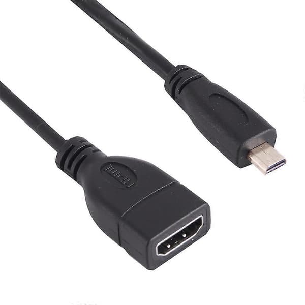 17cm Micro HDMI Hane till HDMI Hona Adapterkabel