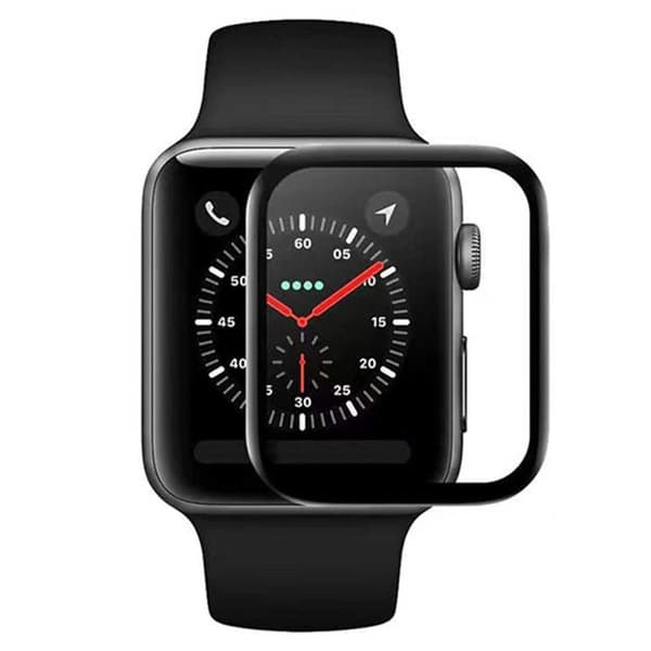 Apple Watch Ultra 49mm näytönsuoja 3D kaareva näytönsuoja musta black