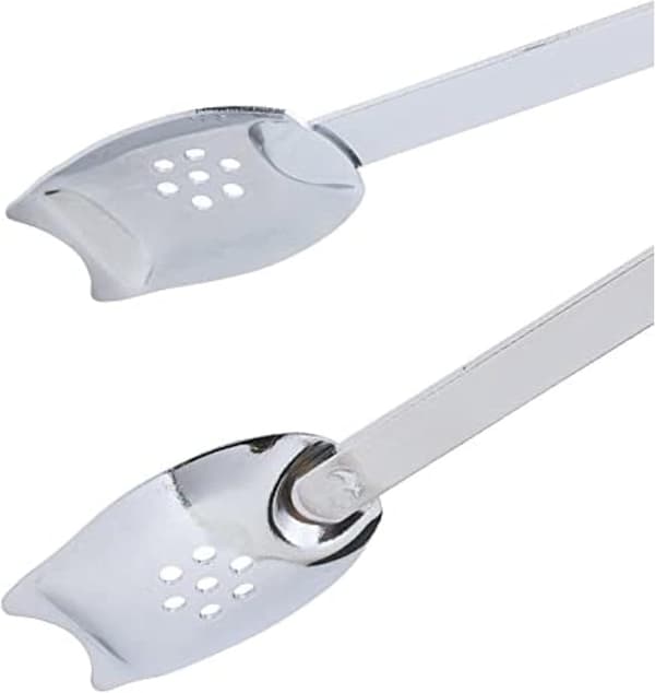 Køkkentang i rustfrit stål, egnet til stegning, grillning og kogning, 24 cm (9,4 tommer).