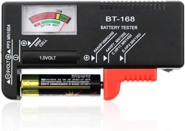 Batteritester, Universell Batterikontroller for Knappcellebatterier