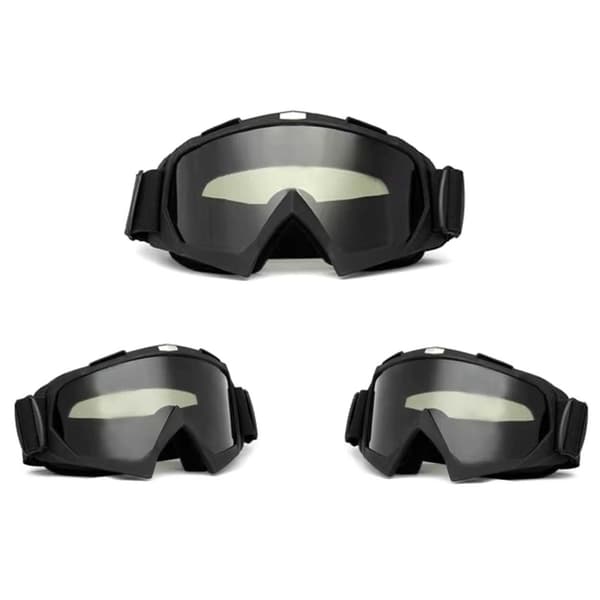 Skibriller Tonet Glas Mat Sort sort black