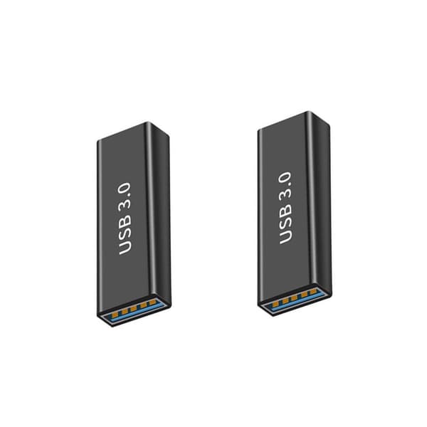 USB 3.0 hun til USB 3.0 hun adapter - Forlæng og tilslut dine USB-enheder (2-pak)