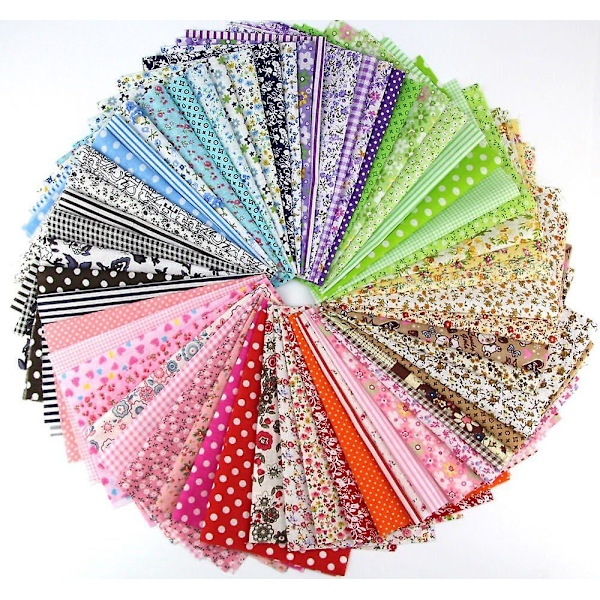 Stof Patchwork Håndværk Bomuld Materiale Bundle
