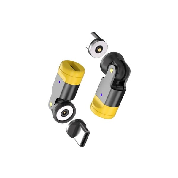 1Pin 540° Roterende Type-C Magnetisk Opladningsadapter - Mini Stik, kompatibel med Type-C enheder