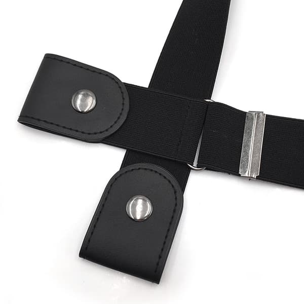Elastisk bælte uden spænde 2-pak