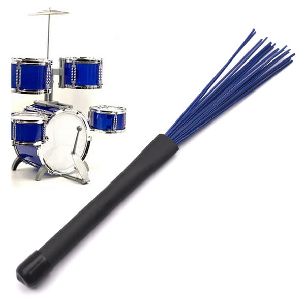 Nylon trumvispborstar - ProMark Style infällbara jazztrumvispborstar blå