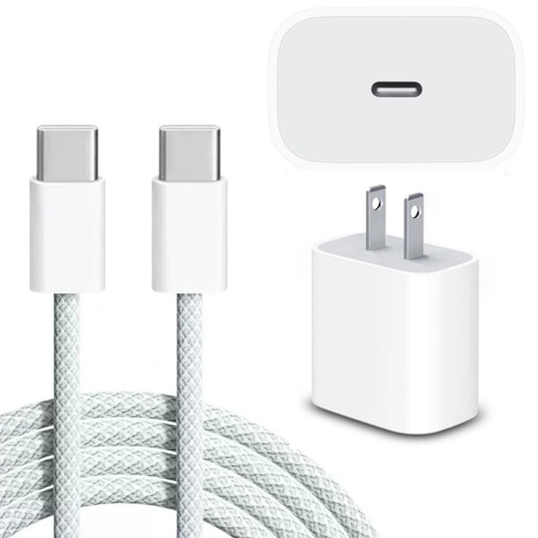 Apple 35W USB-C Strömförsörjning - iPhone Laddare med Snabbladdningsfunktion, Typ C Väggladdare