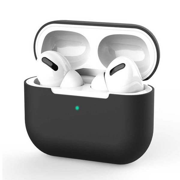 AirPods 3 etui stødsikkert beskyttelsesetui silikone sort sort black