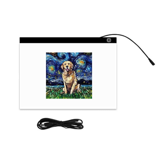 LED-ljusplatta/ritplatta A3 ljusplatta med USB