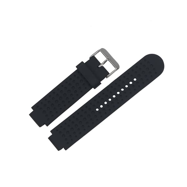 Udskiftningssilikone urrem sort Garmin Forerunner 220/230/235/630/620/735XT, Garmin Approach S20/S5/S6