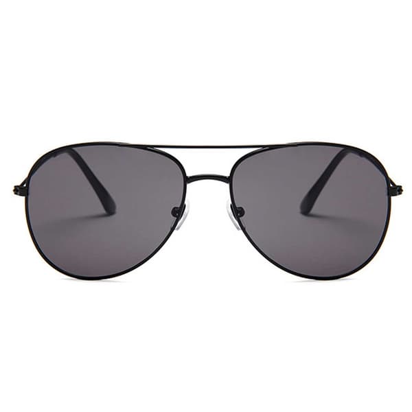 Solbriller Pilot Dame Svart Glass svart black