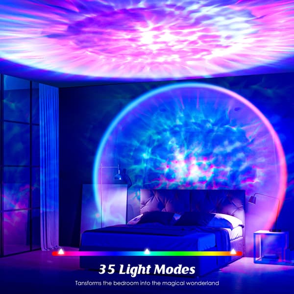2026 RGB LED Supernova Stjerneprojektor og Solnedgangsstemningsbelysning