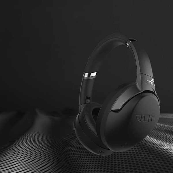 Erstatningsørepuder til ASUS ROG Strix Go trådløst headset - sort proteinlæder