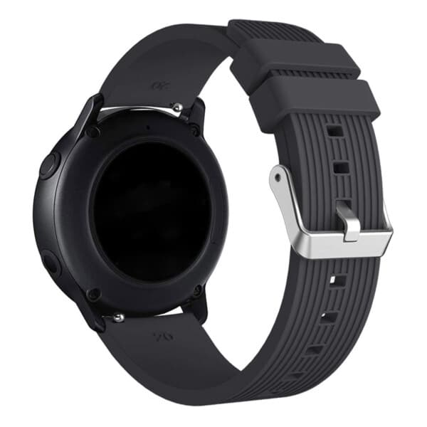 Galaxy Watch Armbånd 20mm 4/5 40/42/44/45/46mm Sort Sort black