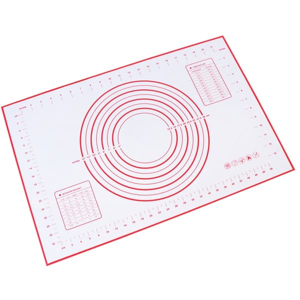 Silikon Bakeunderlag 50x40cm (2-pakning) - Non-stick, Tykt, med Mål, Perfekt for Baking