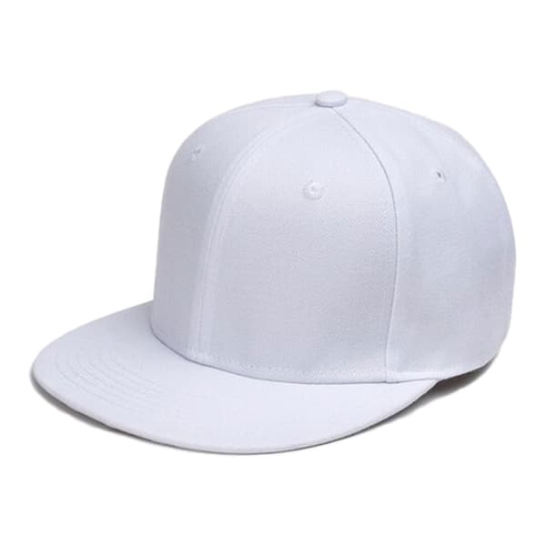 Hvit Snapback Caps med Spenne hvit one size white