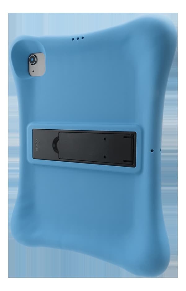 Silikonikotelo, iPad Air 10.9\"/Pro 11\" 2020/2021, jalusta, sininen