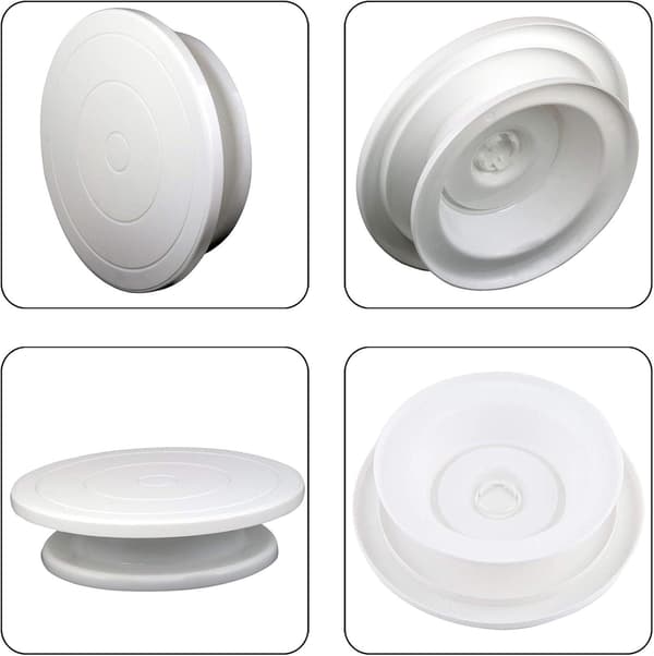 Roterende kakefat, fondantkakefat i plast, kaketurner
