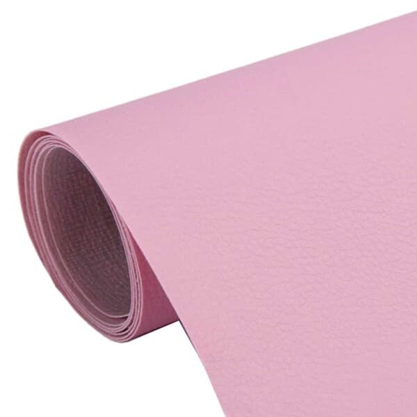 Selvklebende Lærreparasjon Dekor Rosa 50*137cm rosa pink