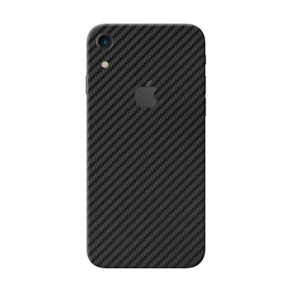 iPhone XR Karbonfiber Vinyl Skin Wrap Bakside transparent