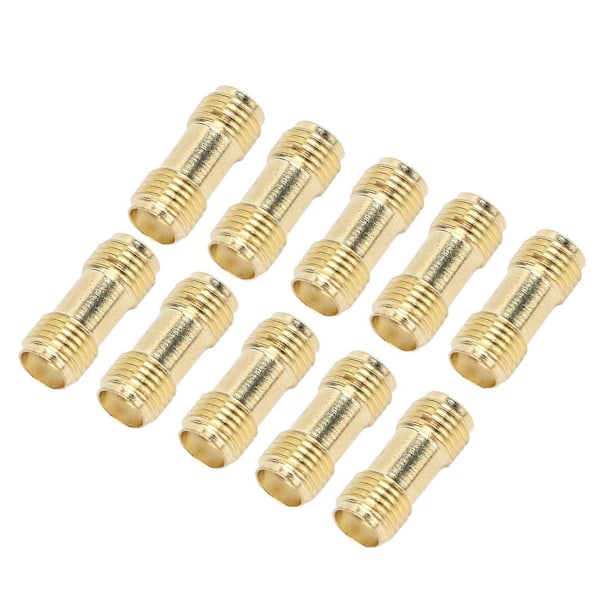 10 st RF Koaxialkabeladapter SMAKK Hona till Hona Koaxlinjekontakt Set Kit